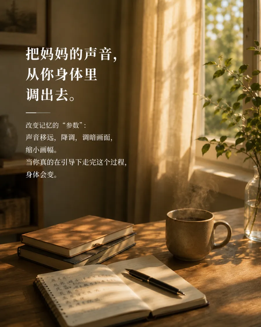 把妈妈的声音，从你身体里调出去